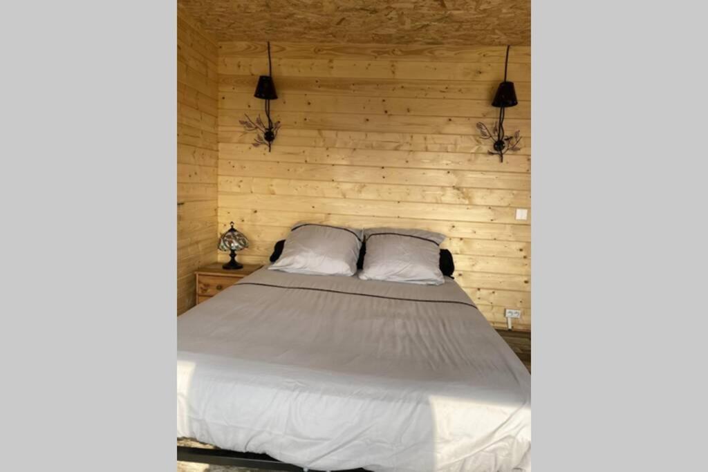 Charmant Chalet Pour 2 Personnes Spa Prive Massillargues-Attuech Dış mekan fotoğraf