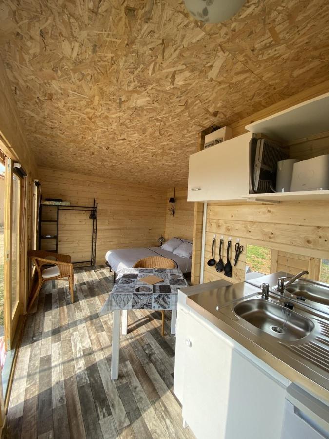 Charmant Chalet Pour 2 Personnes Spa Prive Massillargues-Attuech Dış mekan fotoğraf