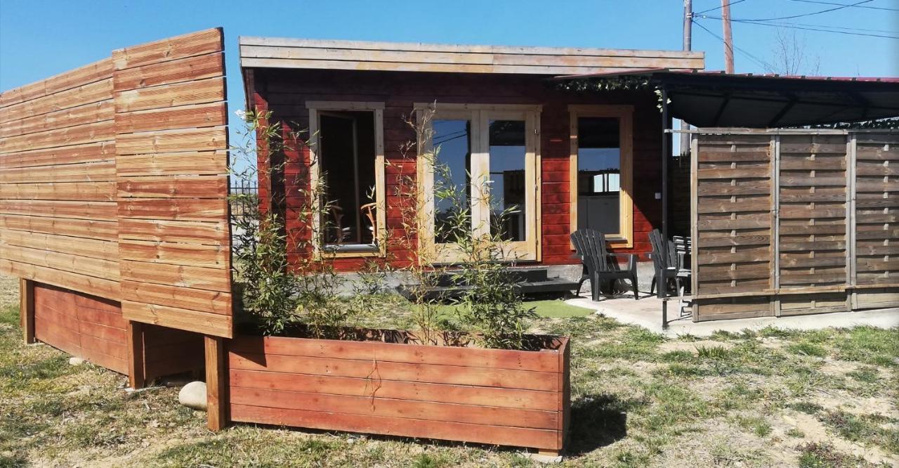 Charmant Chalet Pour 2 Personnes Spa Prive Massillargues-Attuech Dış mekan fotoğraf